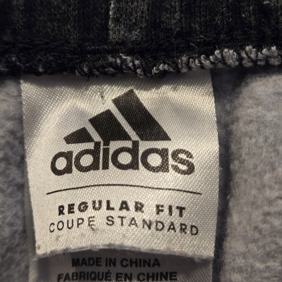 Adidas Black and Gray Sweatpants Camouflage Pattern XL Reg Fit Unisex (W 18/20) - Picture 5 of 13